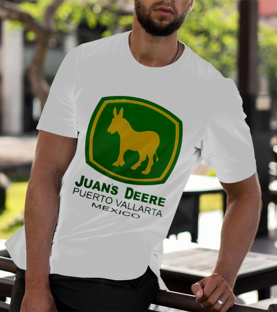 Juans Deere Puerto Vallarta Mexico Donkey T-Shirt