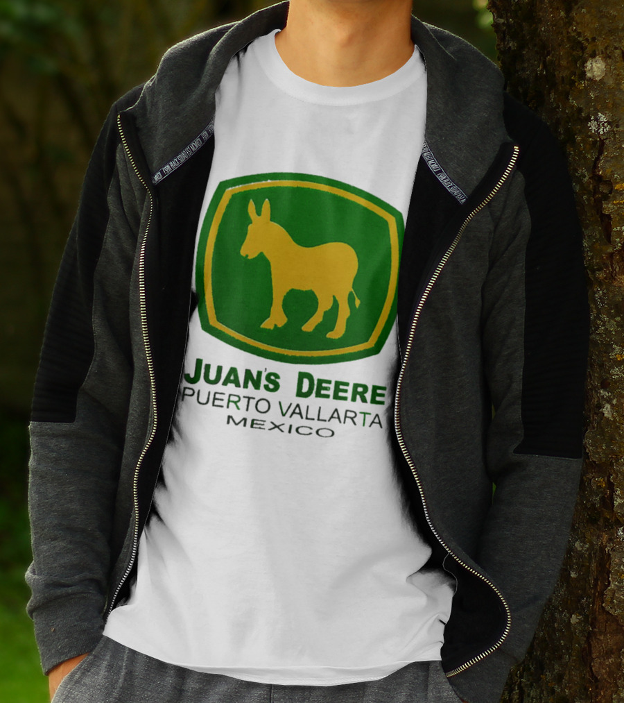 Juans Deere Puerto Vallarta Mexico Donkey T-Shirt