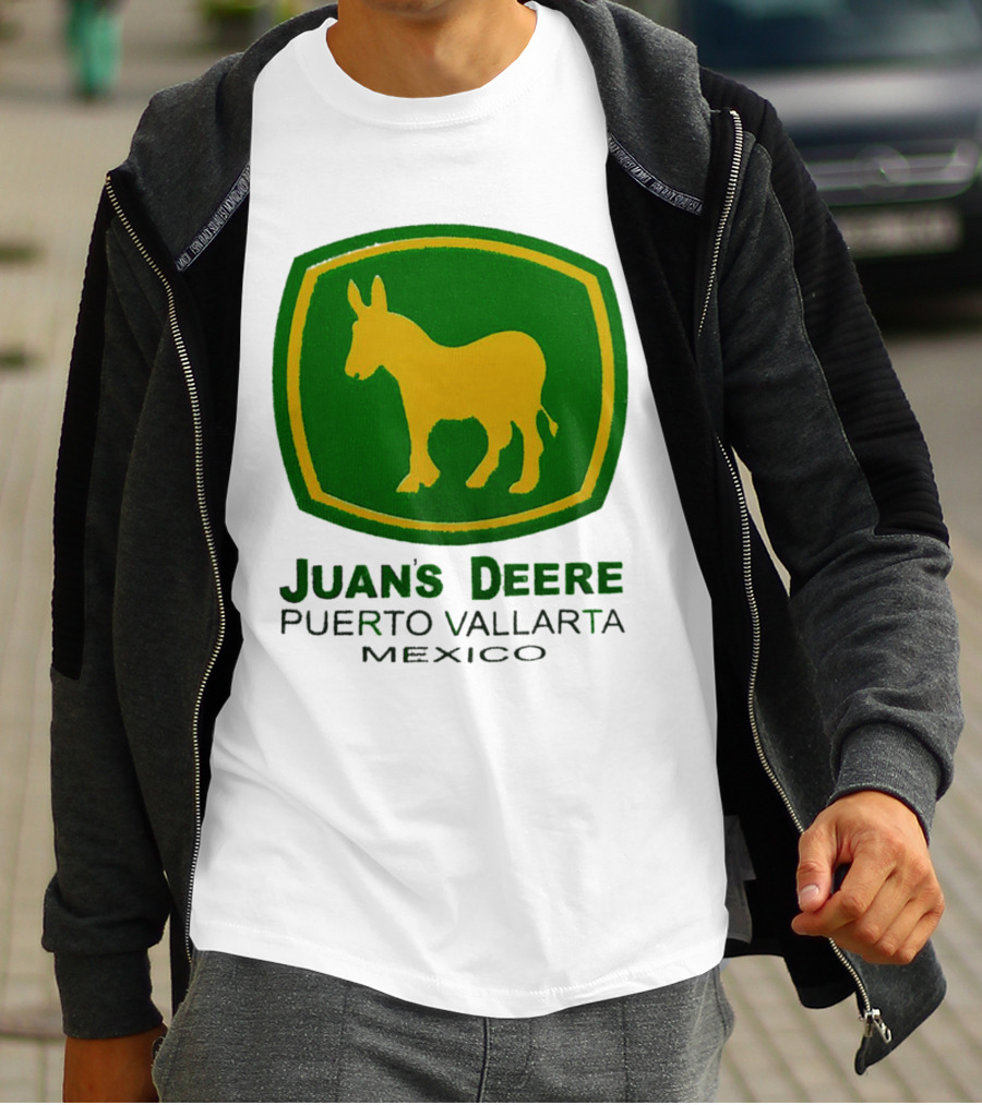 Juans Deere Puerto Vallarta Mexico Donkey T-Shirt
