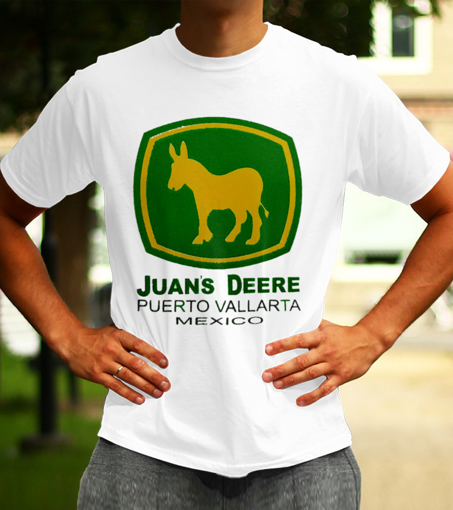 Juans Deere Puerto Vallarta Mexico Donkey T-Shirt