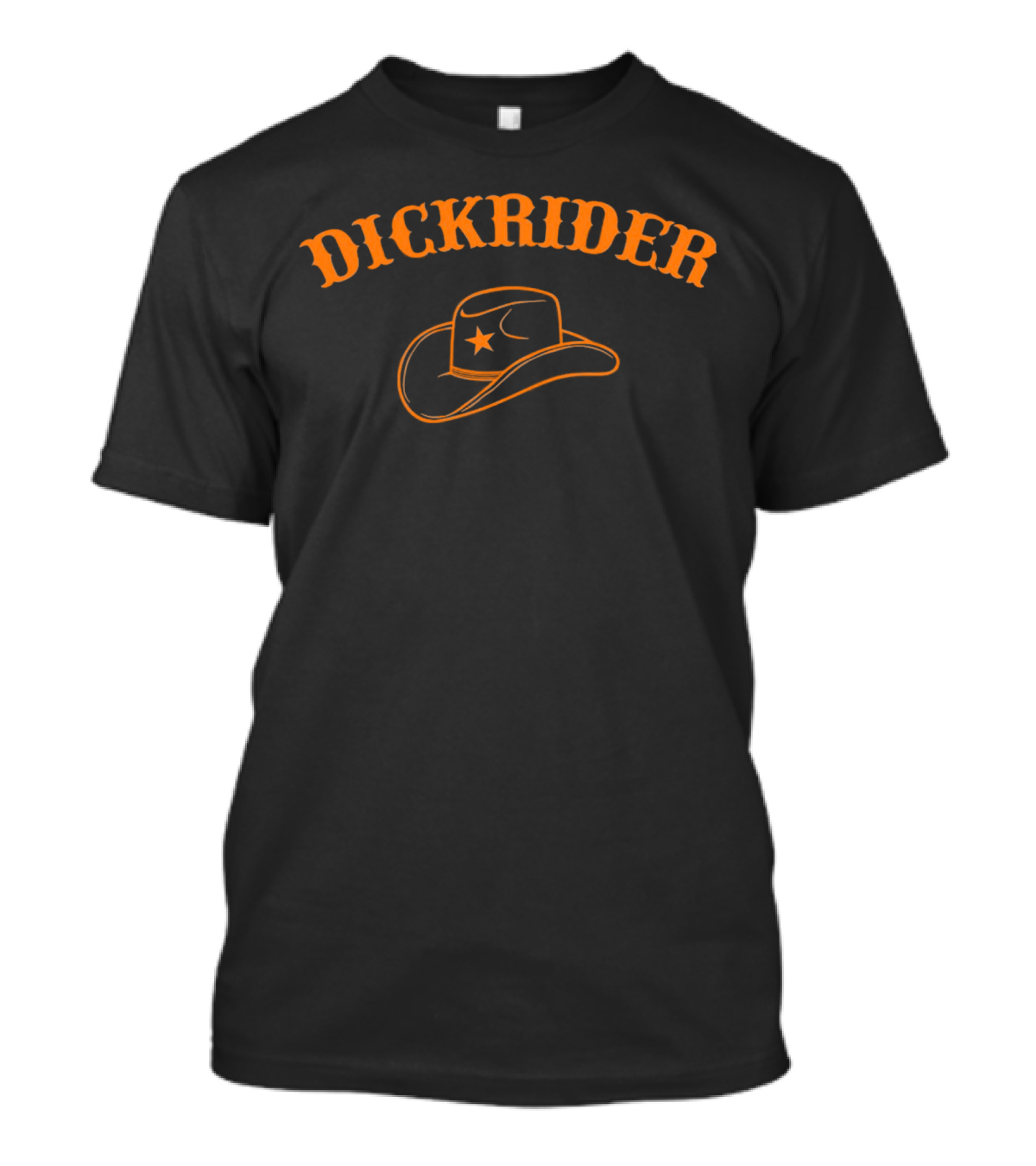 DICKRIDER Cowboy Hat Star Badge T-Shirt