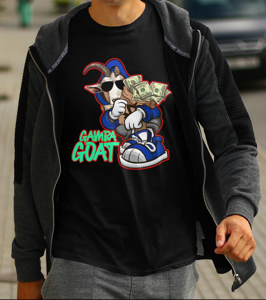 Gamba Goat Hoodie Sunglasses Money Sneakers T-Shirt
