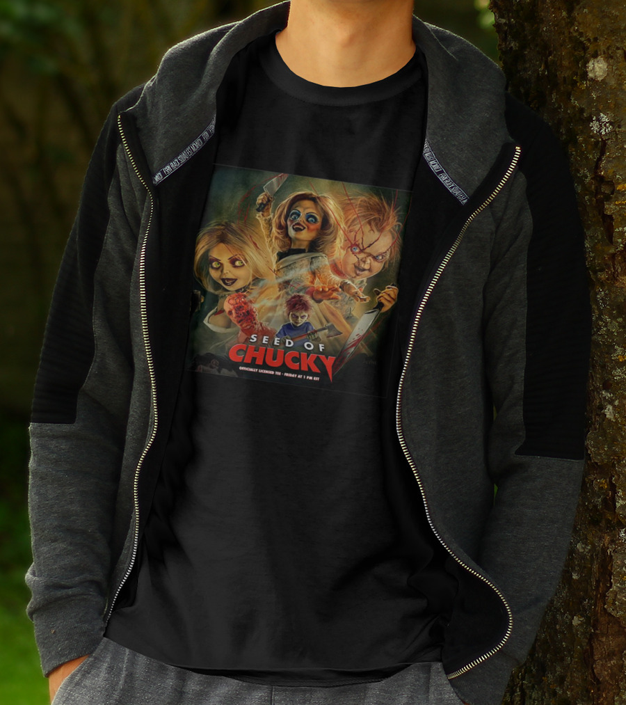 Seed Of Chucky Officially Licensed Tee Featuring Iconic Horror Characters T-Shirt