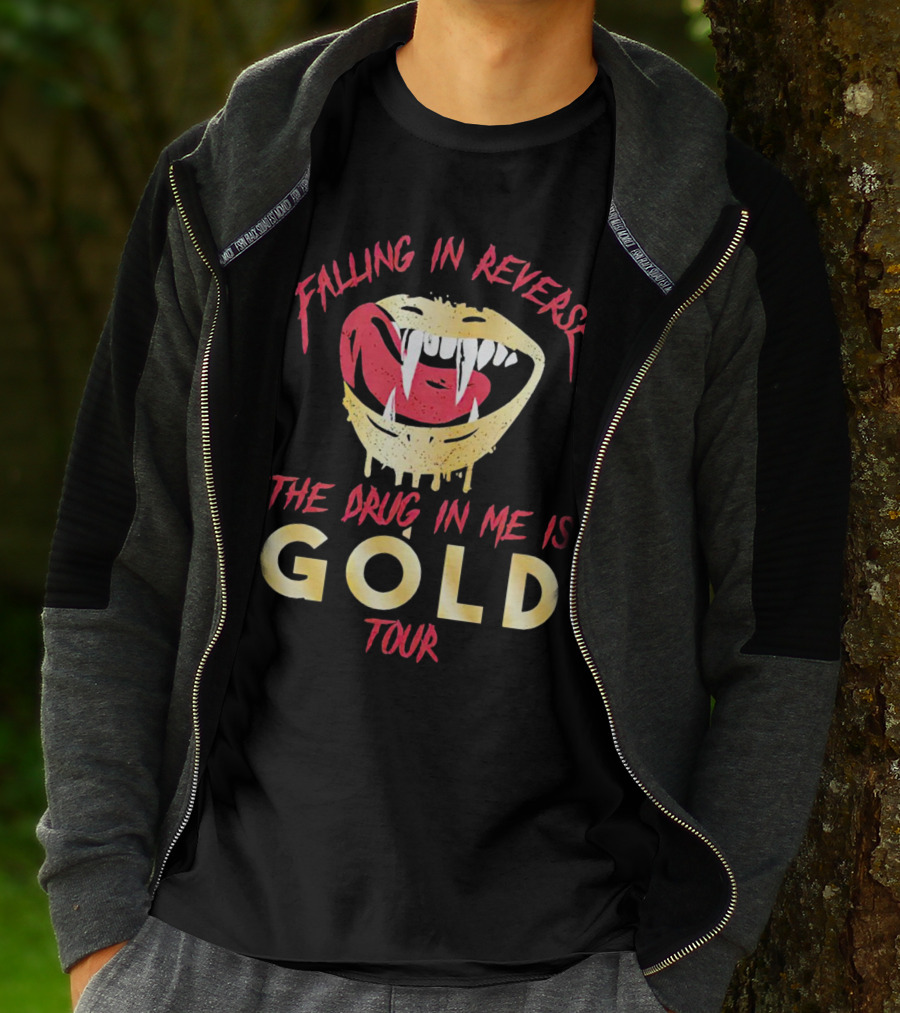 Falling In Reverse The Drug In Me Is Gold Tour T-Shirt