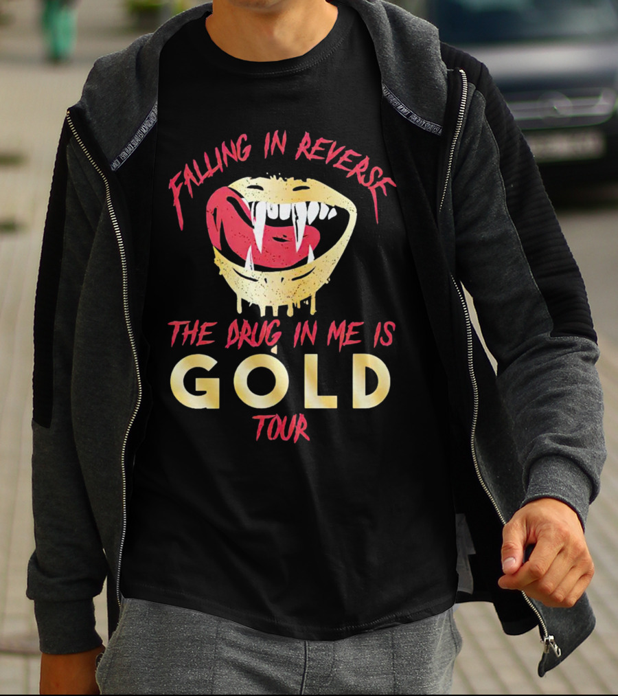 Falling In Reverse The Drug In Me Is Gold Tour T-Shirt