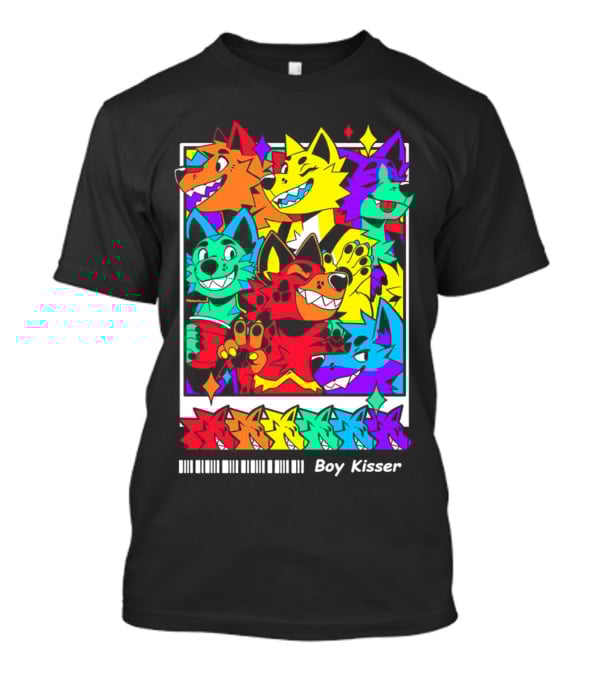 New Leaked Colorful Boy Kisser Fox Pack T-Shirt