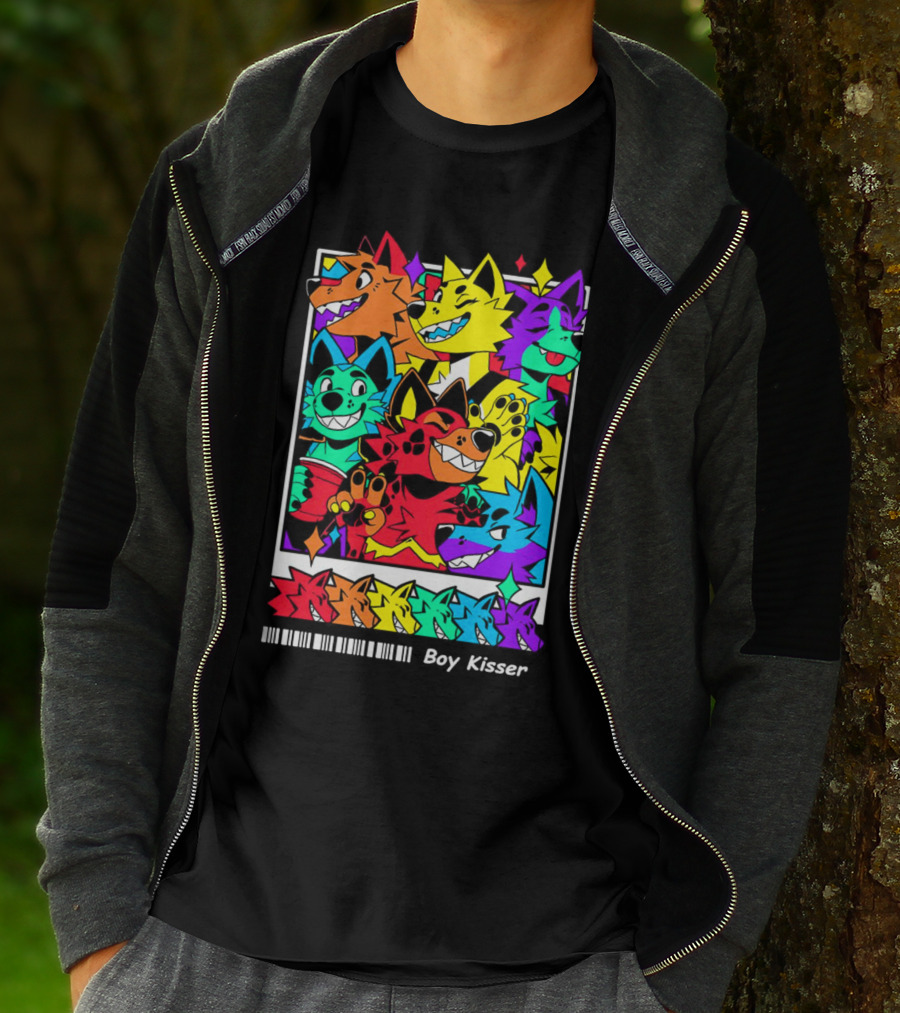 New Leaked Colorful Boy Kisser Fox Pack T-Shirt