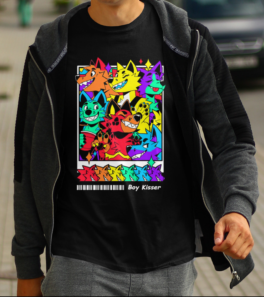 New Leaked Colorful Boy Kisser Fox Pack T-Shirt