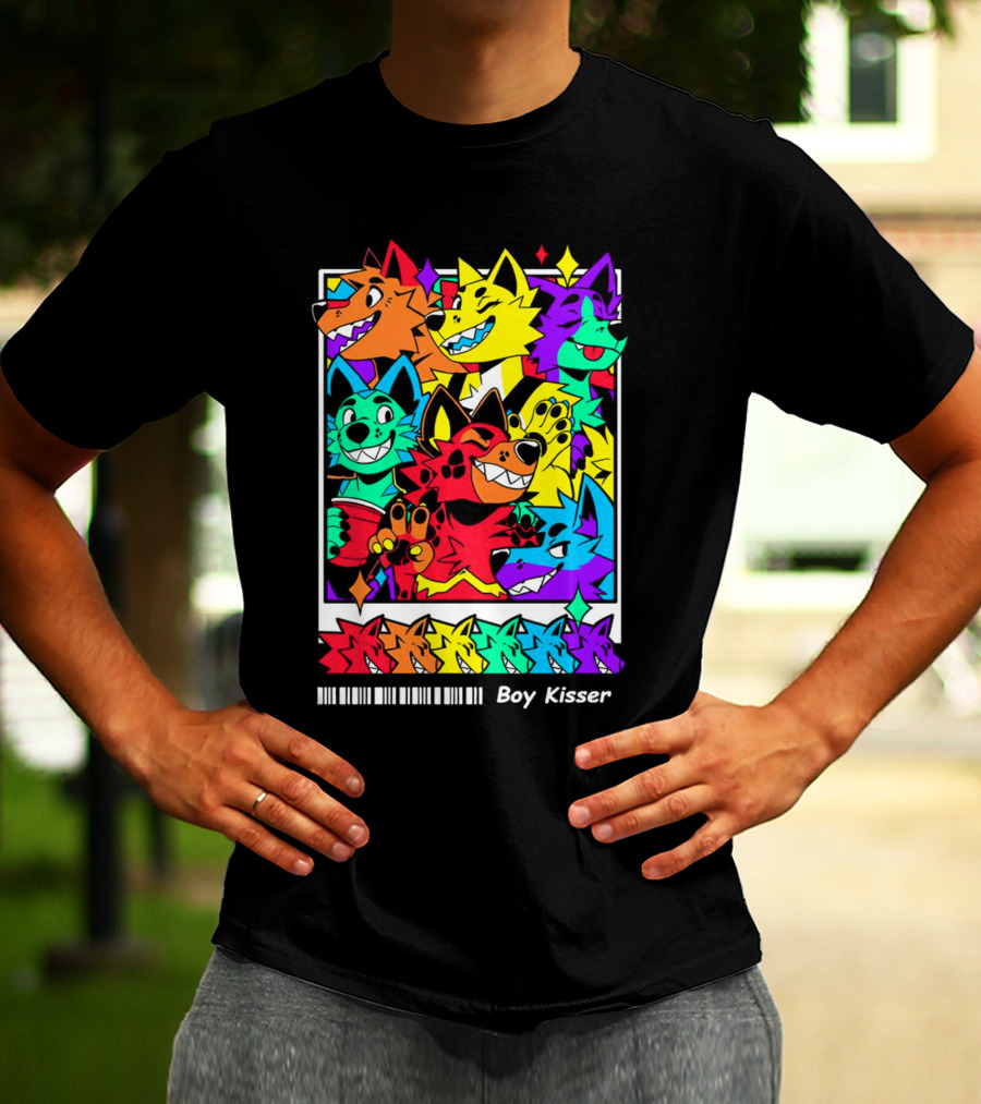 New Leaked Colorful Boy Kisser Fox Pack T-Shirt