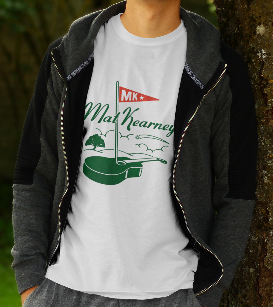 Mat Kearney MK Golf Guitar Flag T-Shirt