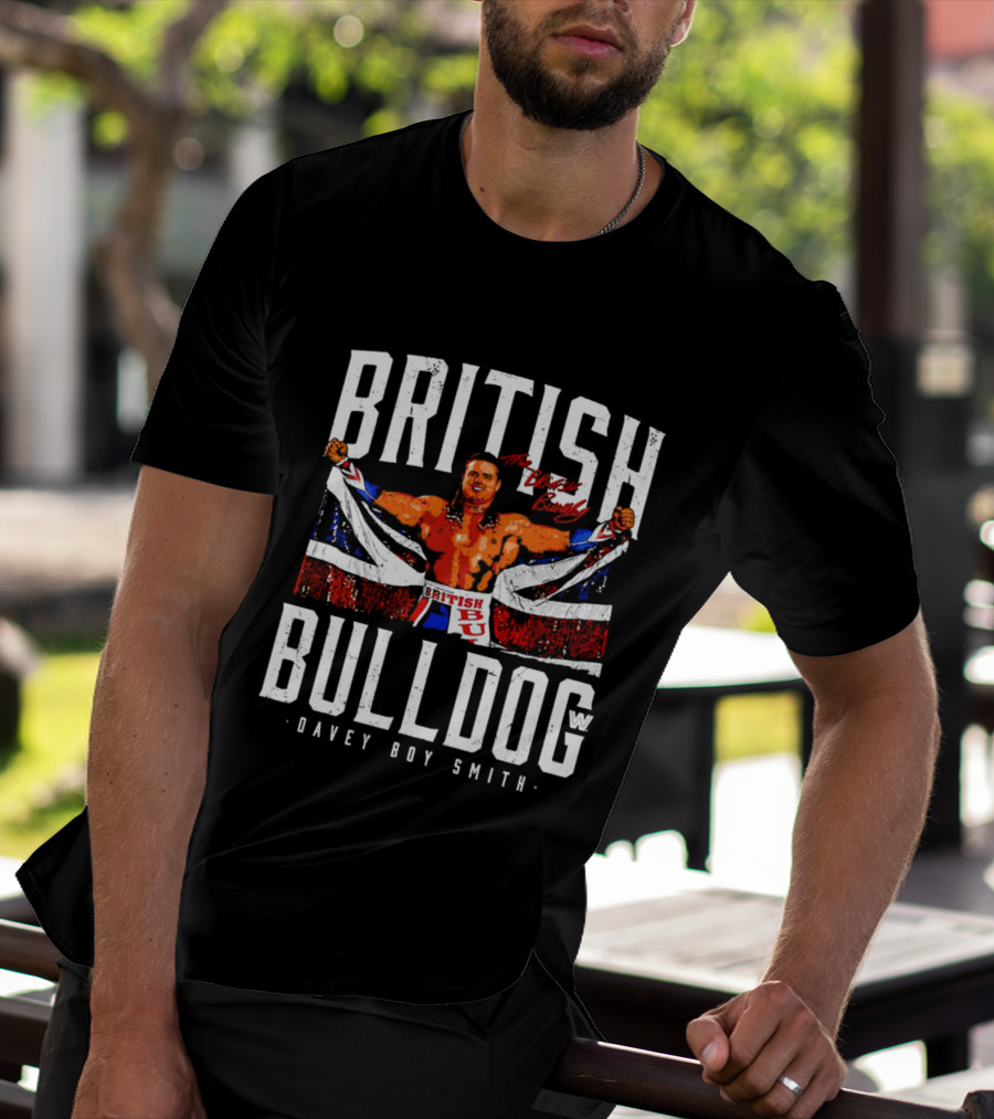 British Bulldog The British Beauty Davey Boy Smith WWE T-Shirt