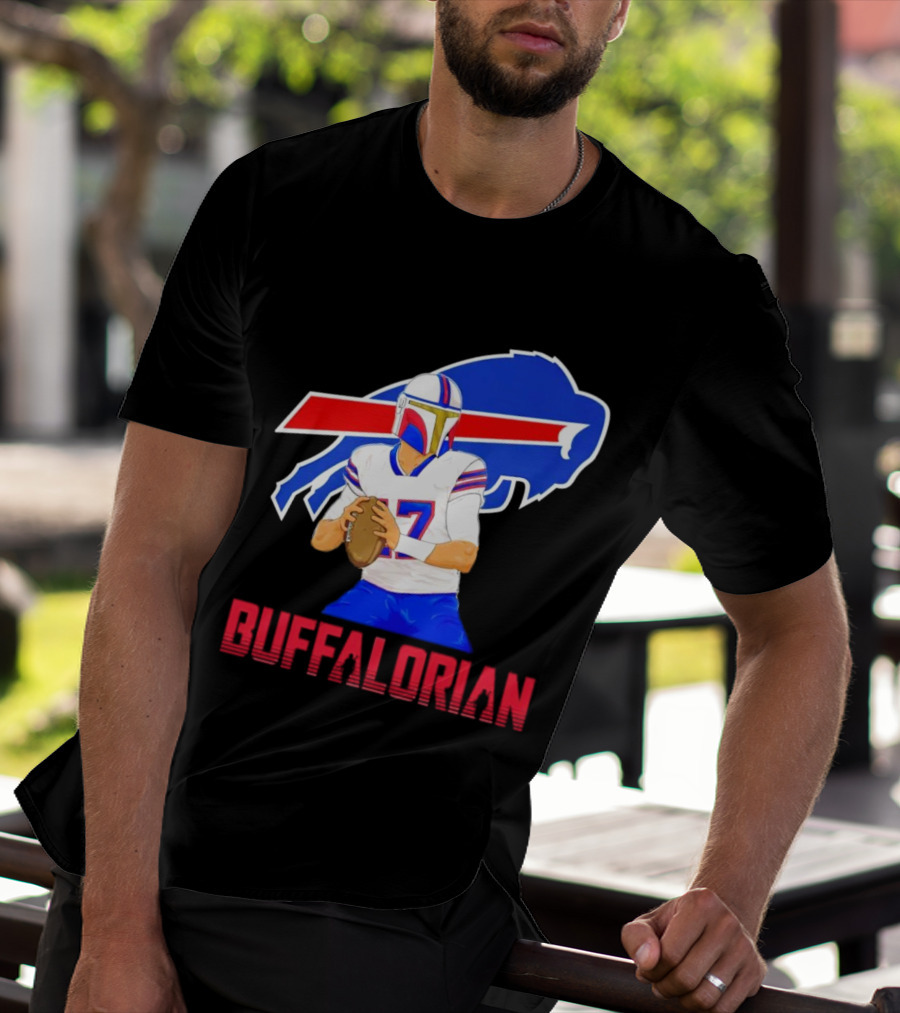 Bufflaorian Buffalo Bills Football Player With Buffalo T-Shirt