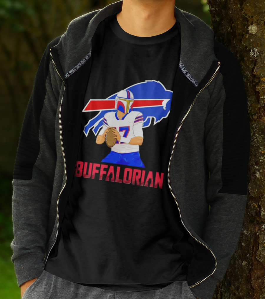 Bufflaorian Buffalo Bills Football Player With Buffalo T-Shirt
