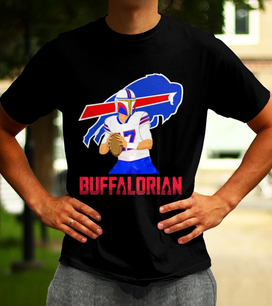 Bufflaorian Buffalo Bills Football Player With Buffalo T-Shirt