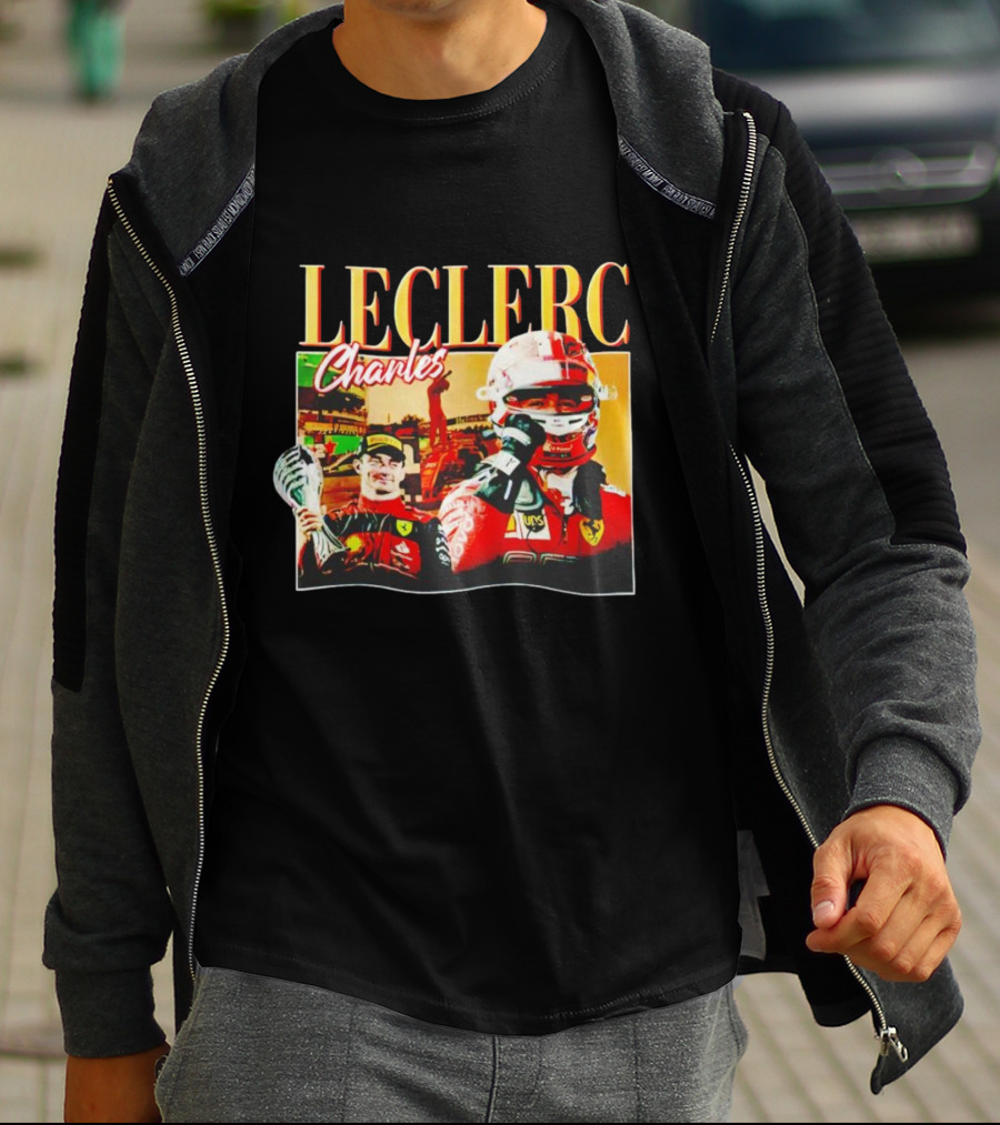 Leclerc Charles Racing Victory Celebration Legends T-Shirt