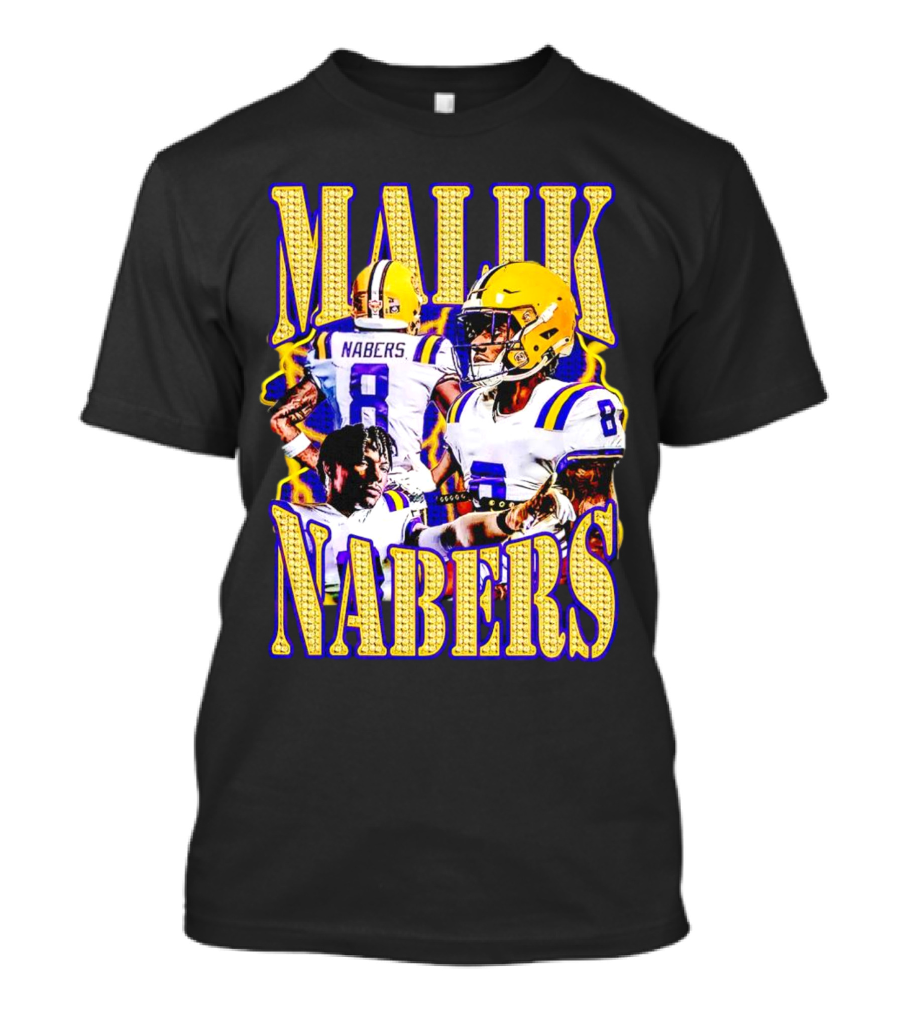 Malik Nabers LSU Tigers Football T-Shirt