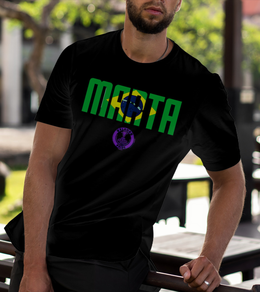 Marta Brazil Flag Orlando Pride T-Shirt