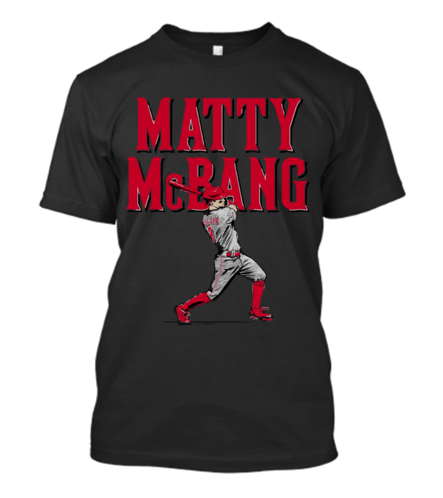 Matty McBang Matt McLain Cincinnati Reds Baseball Player T-Shirt