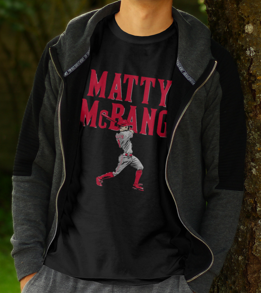 Matty McBang Matt McLain Cincinnati Reds Baseball Player T-Shirt