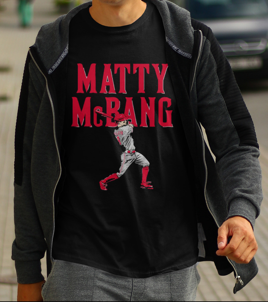 Matty McBang Matt McLain Cincinnati Reds Baseball Player T-Shirt