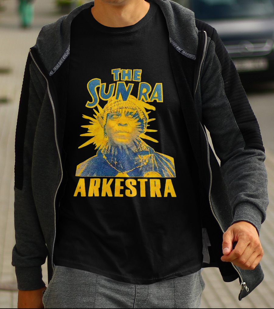 The Sun Ra Arkestra Cosmic Jazz Icon Yellow T-Shirt