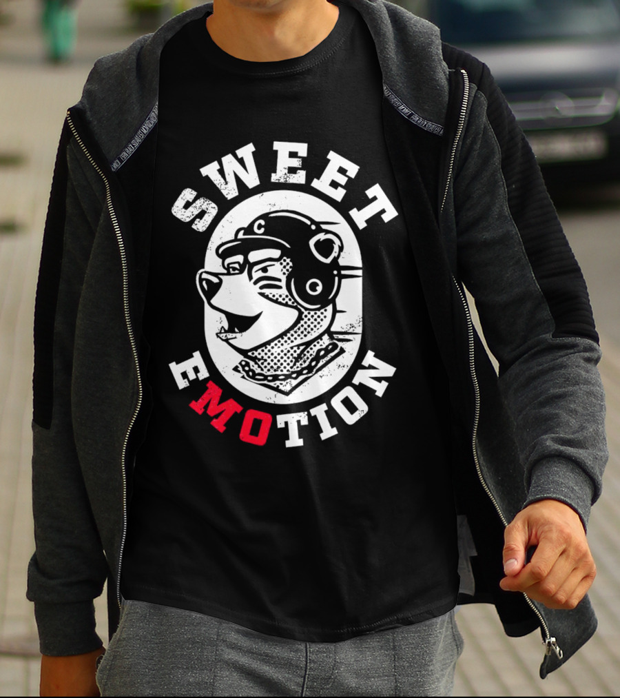 SWEET EMOTION Bear With Helmet And Glasses T-Shirt