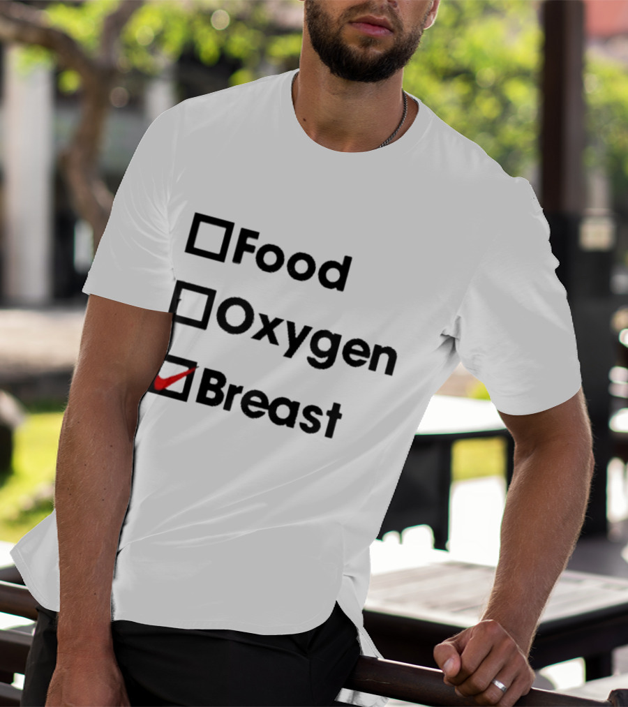 Food Oxygen Breast Checkmark T-Shirt
