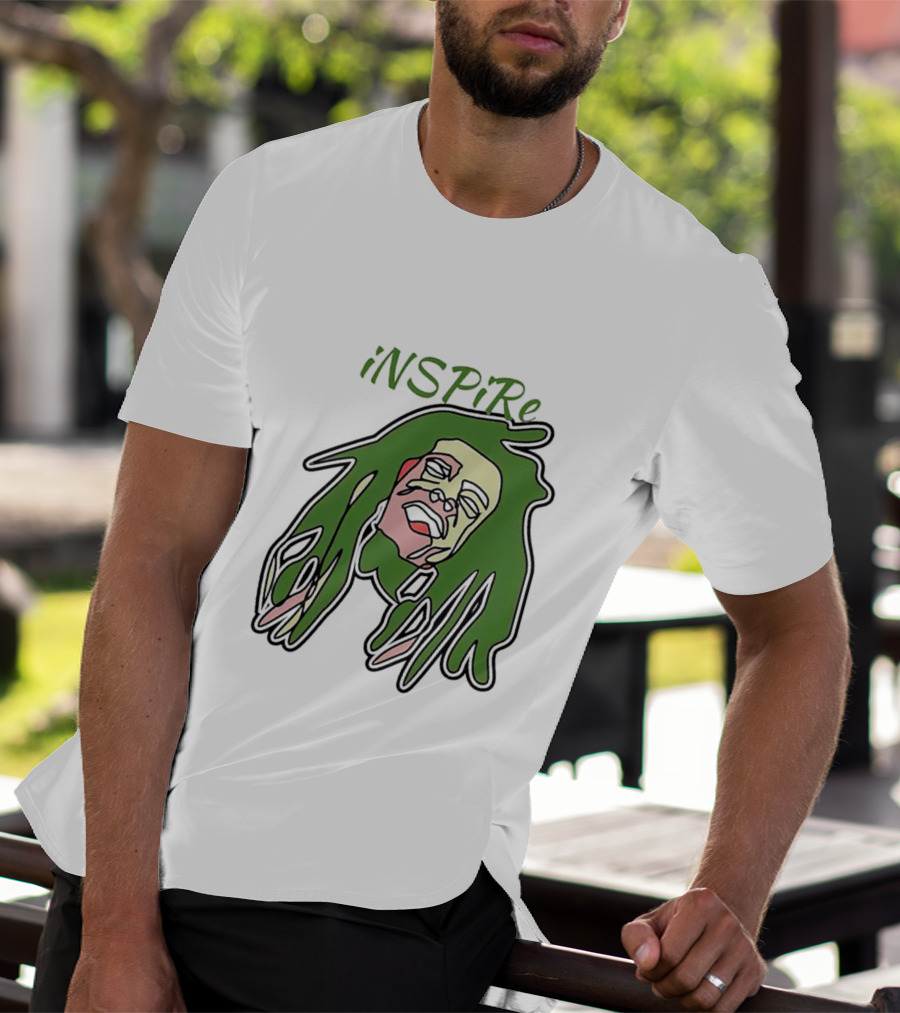 Bob Marley Inspire INSPiRe Green Hair T-Shirt