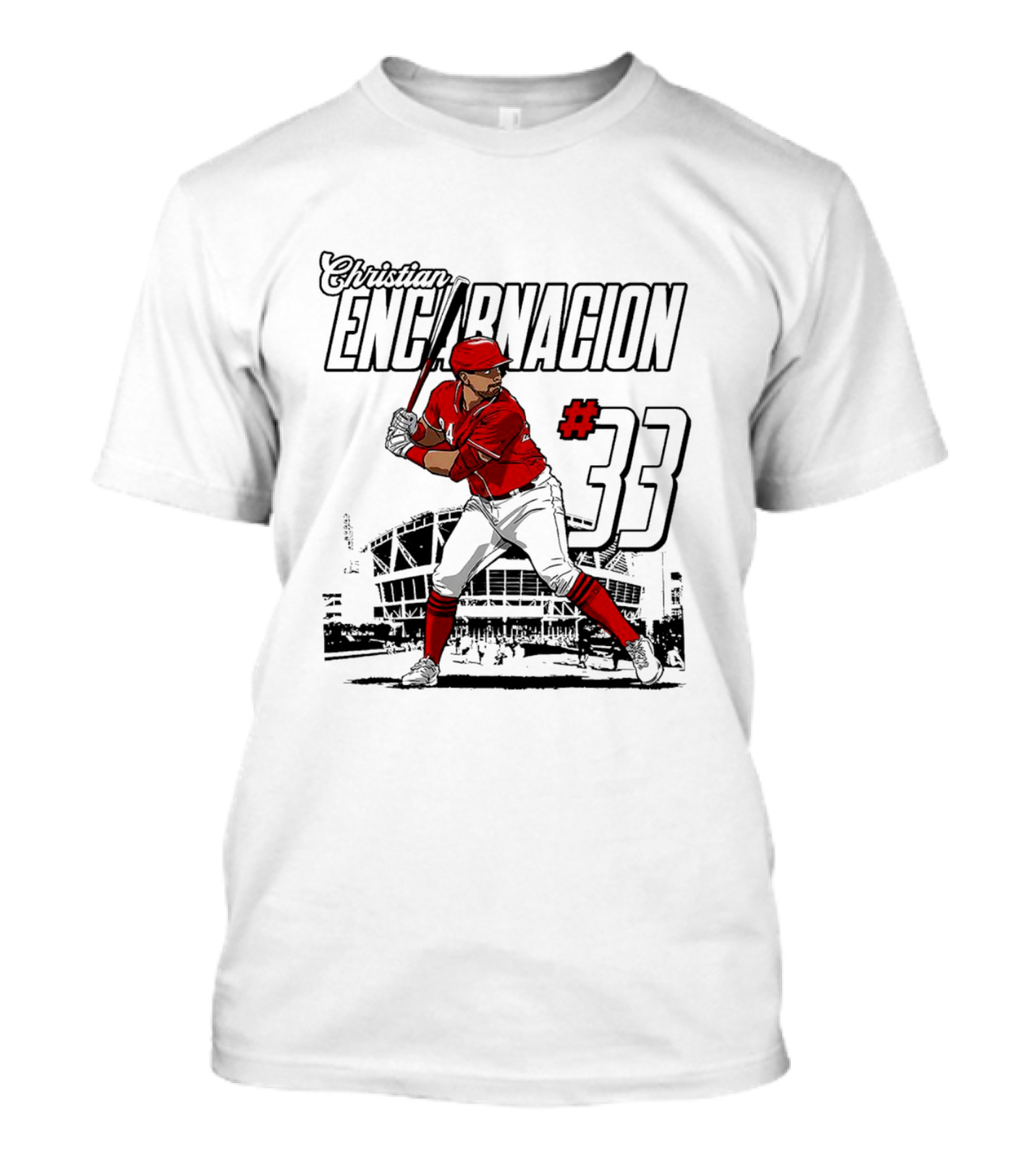 Christian Encarnacion-strand Baseball Player #33 Stadium T-Shirt