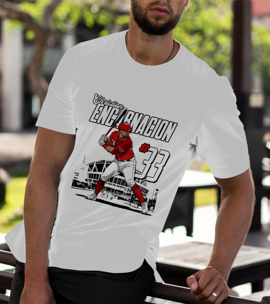 Christian Encarnacion-strand Baseball Player #33 Stadium T-Shirt