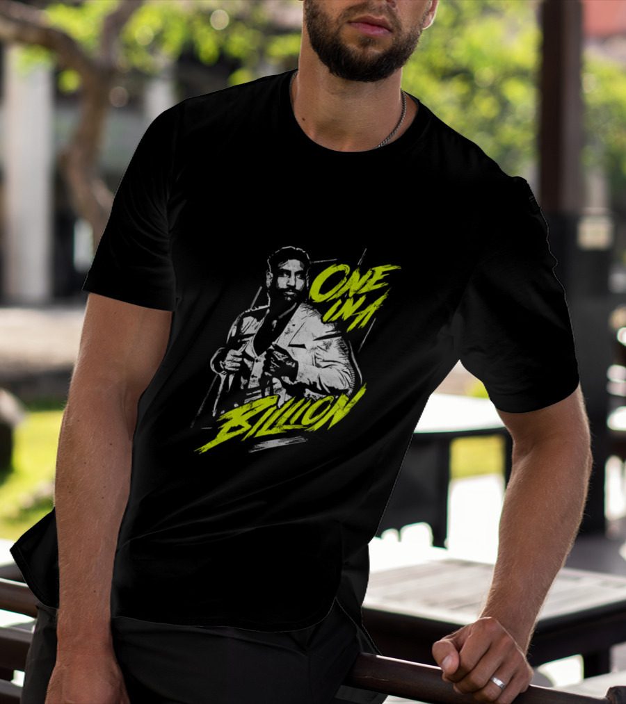 One In A Billion Satnam Singh Stylin’ Retro Vibe With Bold Neon Text T-Shirt