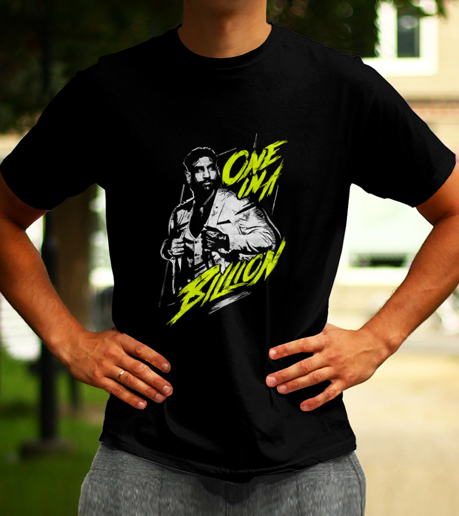 One In A Billion Satnam Singh Stylin’ Retro Vibe With Bold Neon Text T-Shirt