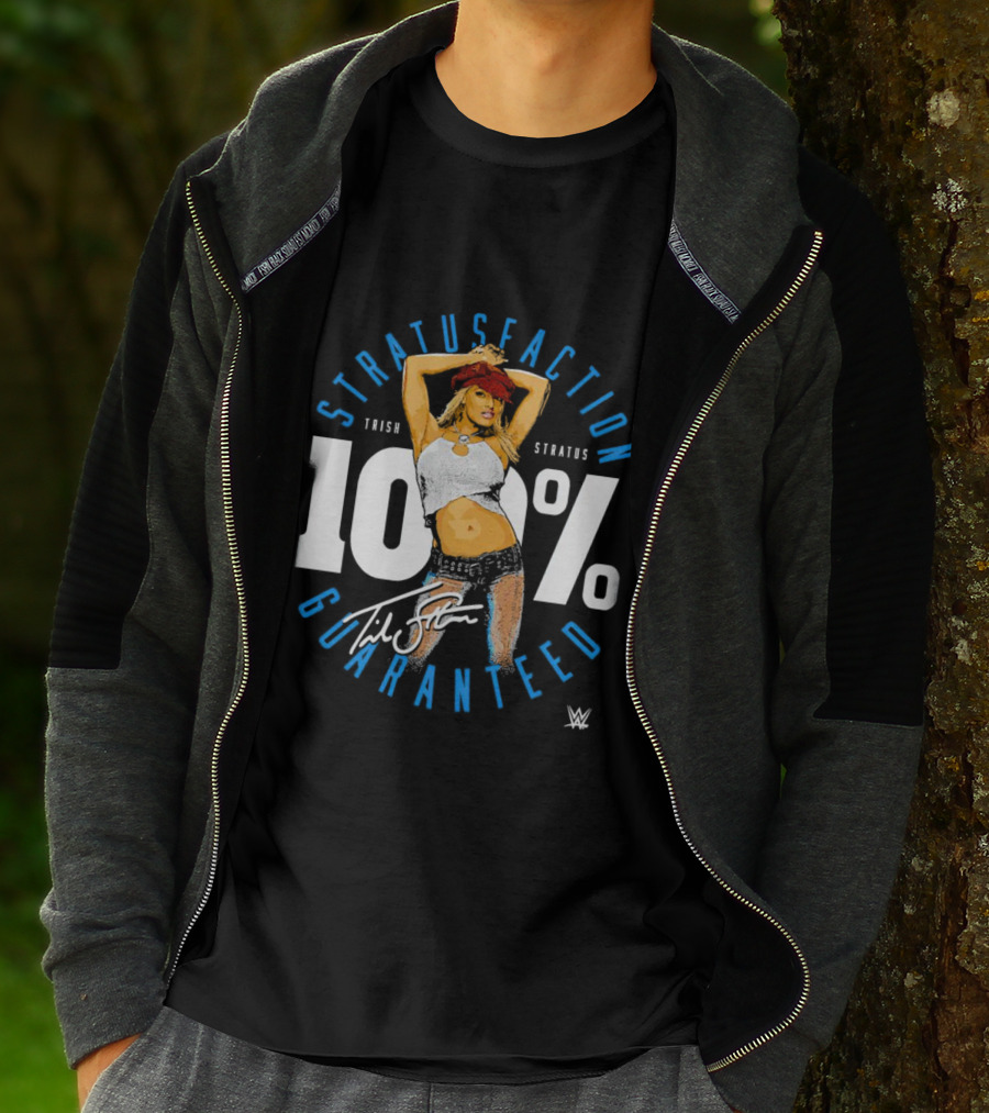 Trish Stratus 100 Percent Stratusfaction Guaranteed WWE Signature T-Shirt