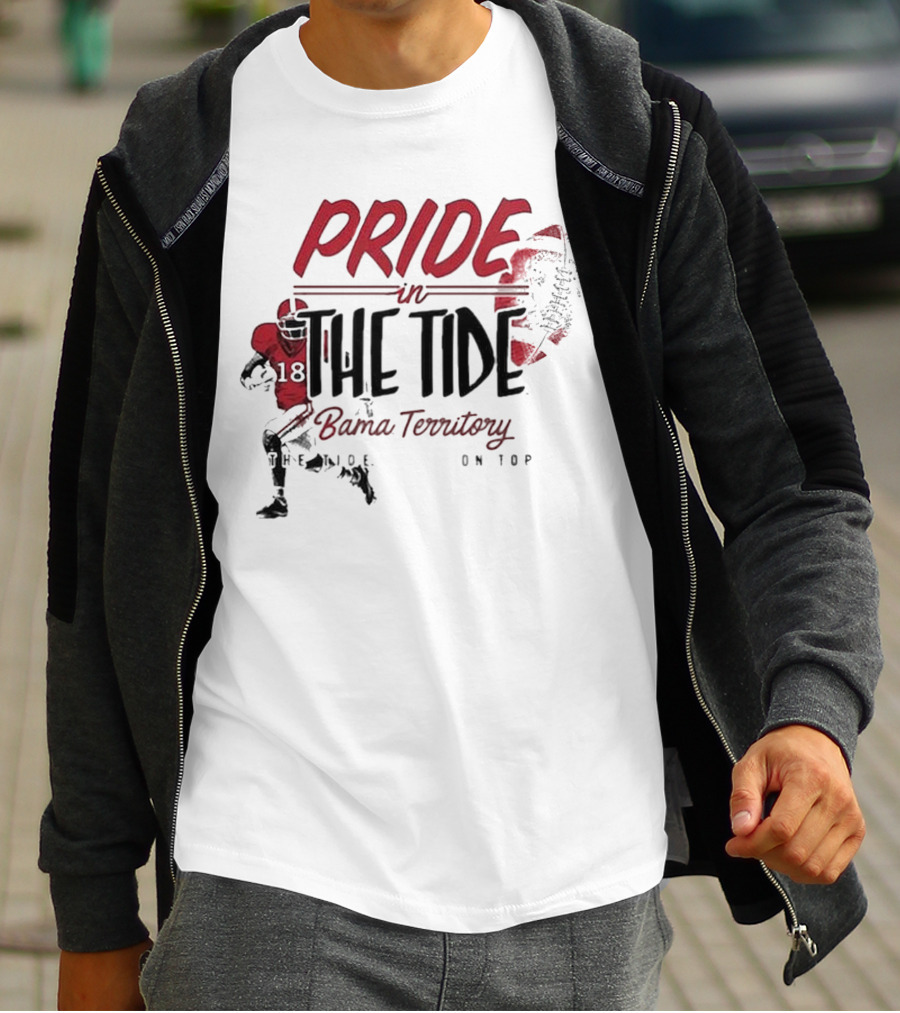 Pride In The Tide Bama Territory The Tide On Top T-Shirt