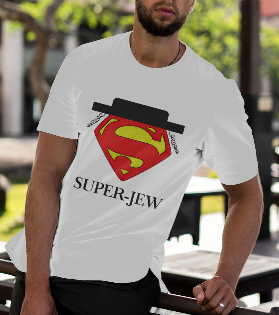 Superman Super-Jew Emblem T-Shirt
