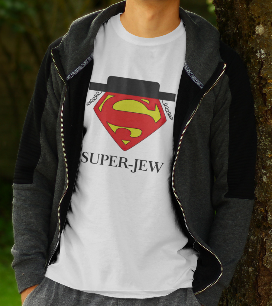 Superman Super-Jew Emblem T-Shirt