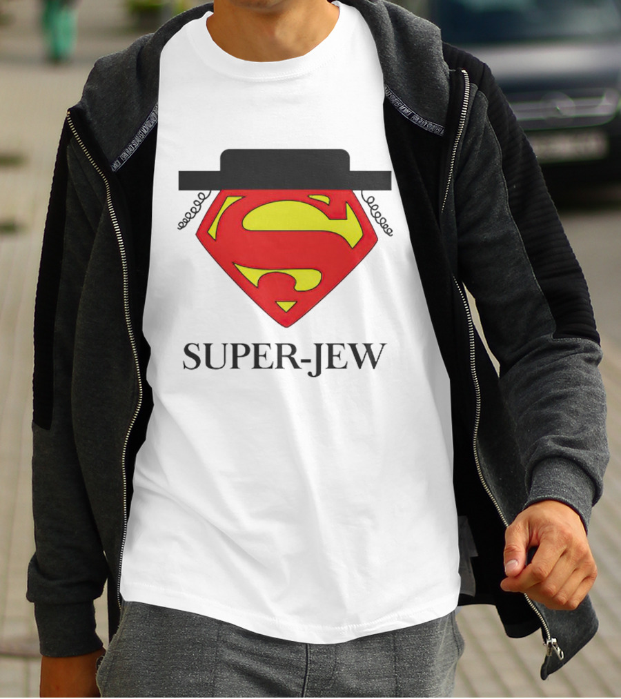 Superman Super-Jew Emblem T-Shirt