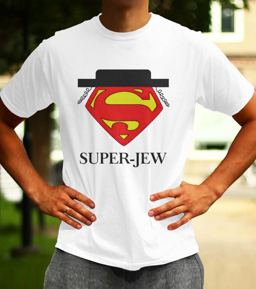 Superman Super-Jew Emblem T-Shirt