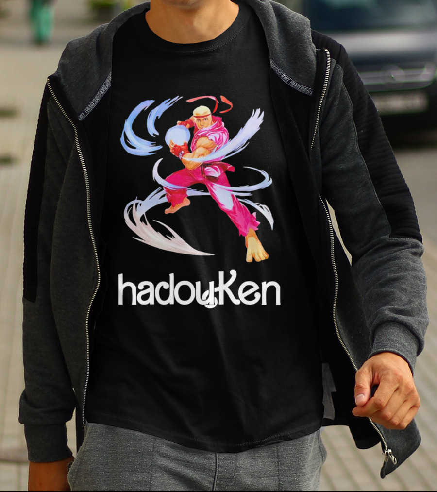 Barbie Hadou Ken Fighter Moves Hadouken T-Shirt