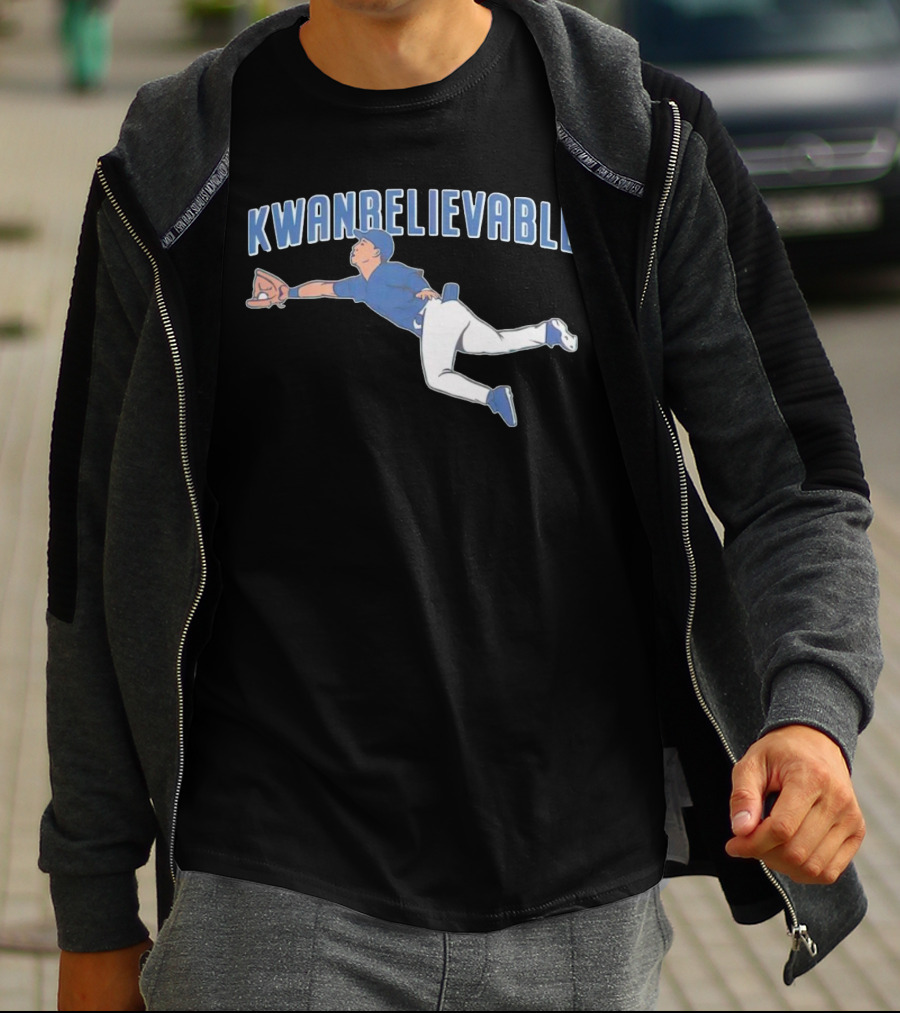 Cleveland Guardians Steven Kwan Kwan Believable Baseball Catch T-Shirt