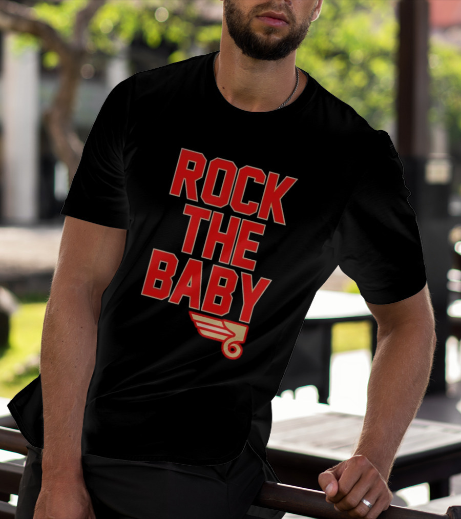 ROCK THE BABY Basketball Dunking T-Shirt