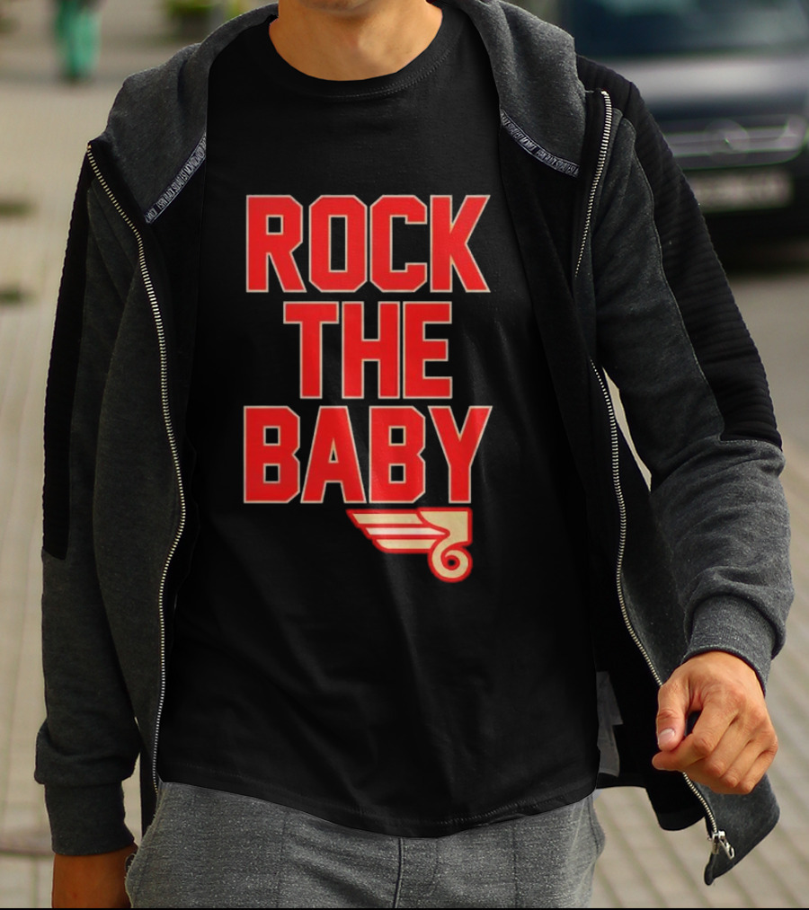 ROCK THE BABY Basketball Dunking T-Shirt