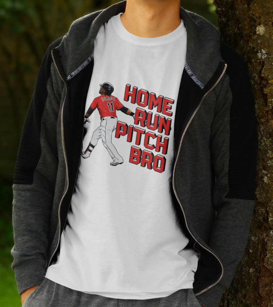 Jose Ramirez 11 Home Run Pitch Bro T-Shirt