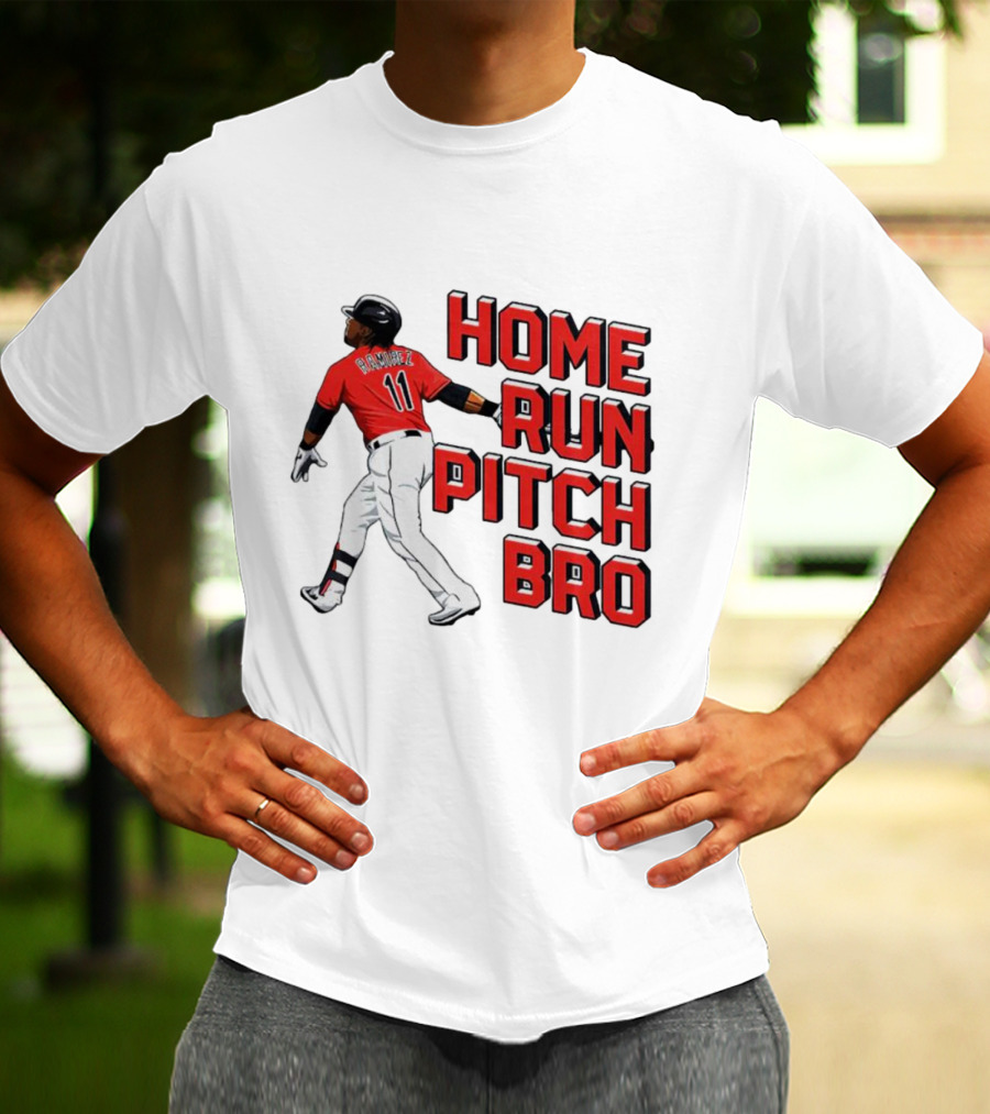 Jose Ramirez 11 Home Run Pitch Bro T-Shirt