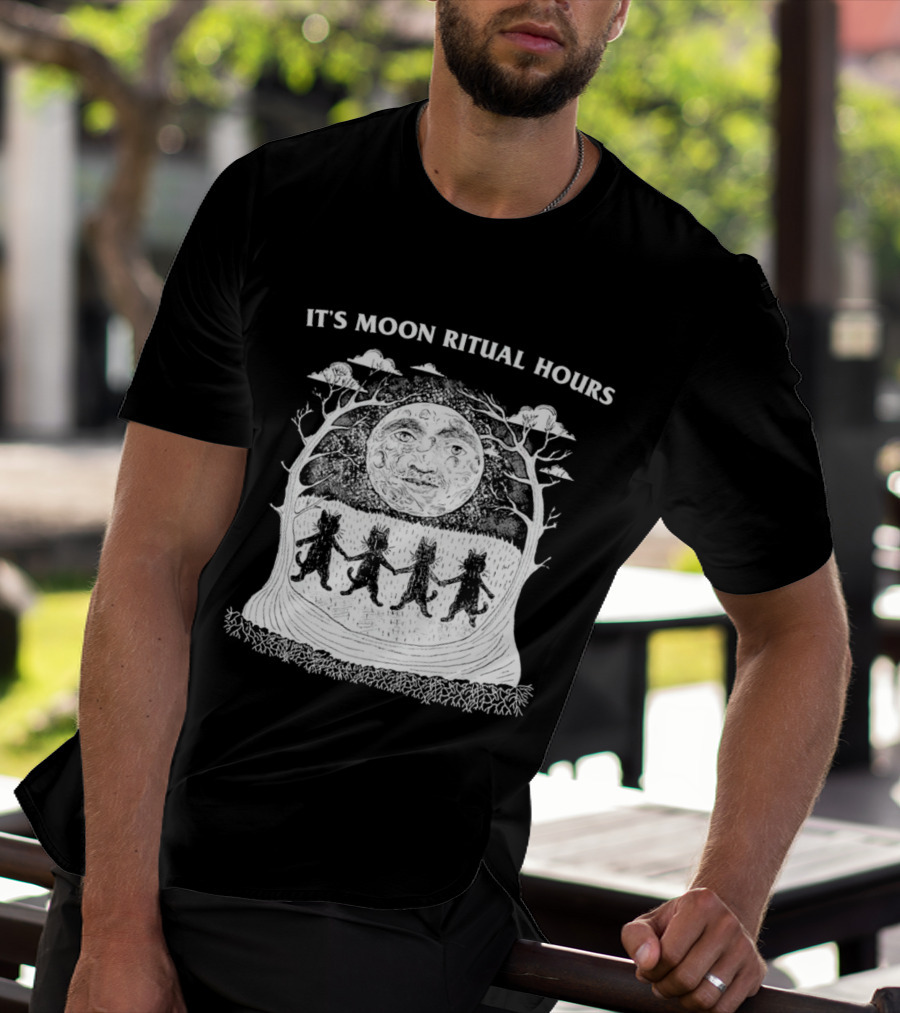 It's Moon Ritual Hours Celestial Phases And Mountains T-Shirt