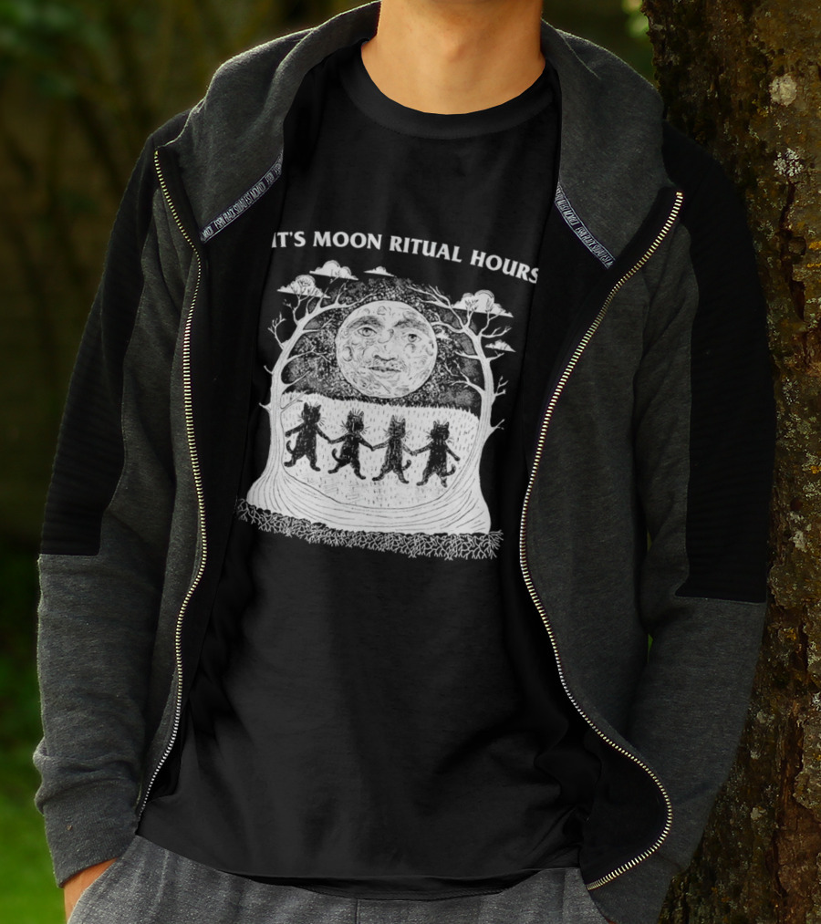 It's Moon Ritual Hours Celestial Phases And Mountains T-Shirt