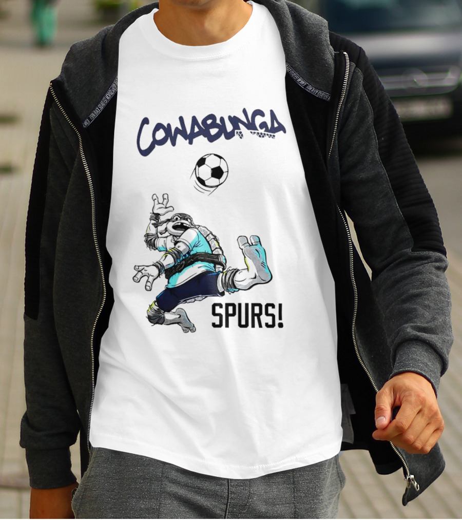 Cowabunga Soccer Spurs X Teenage Mutant Ninja Turtles T-Shirt