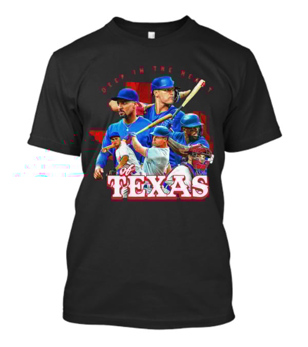 Deep In The Heart Of Texas Baseball T-Shirt