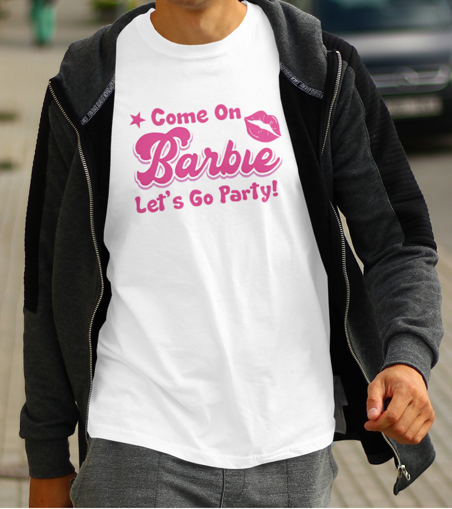 Come On Barbie Let's Go Party Lip T-Shirt