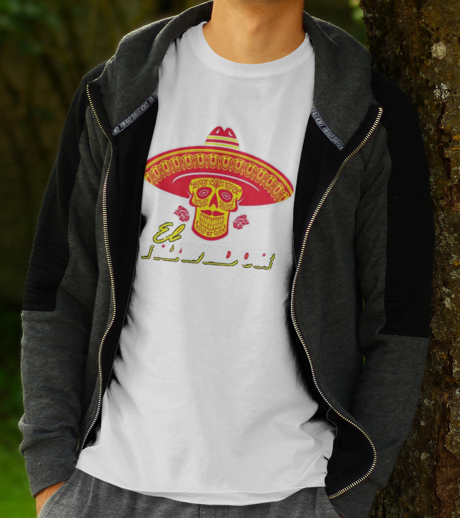 El Travedor Skull Sombrero Kansas City Football T-Shirt